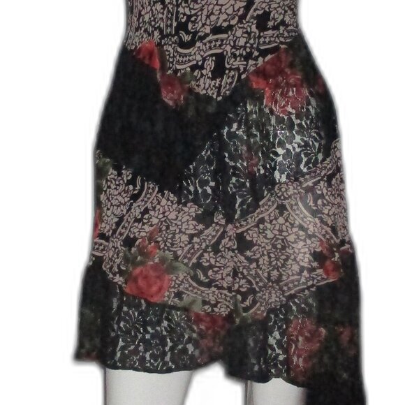 🌹Boho Patchwork Floral Dress by Capricorn – Size L🌹 - Picture 7 of 11